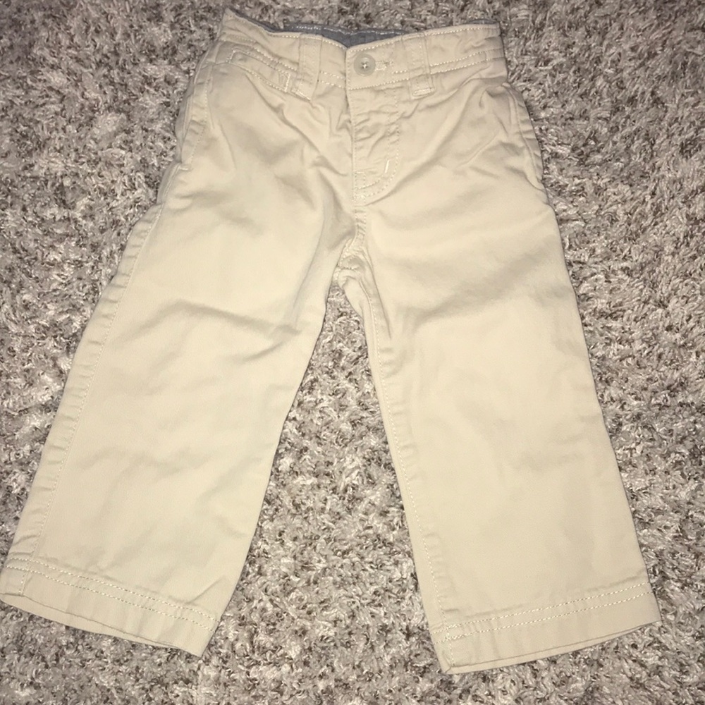 Baby Gap boys light khaki chinos, size 18-24